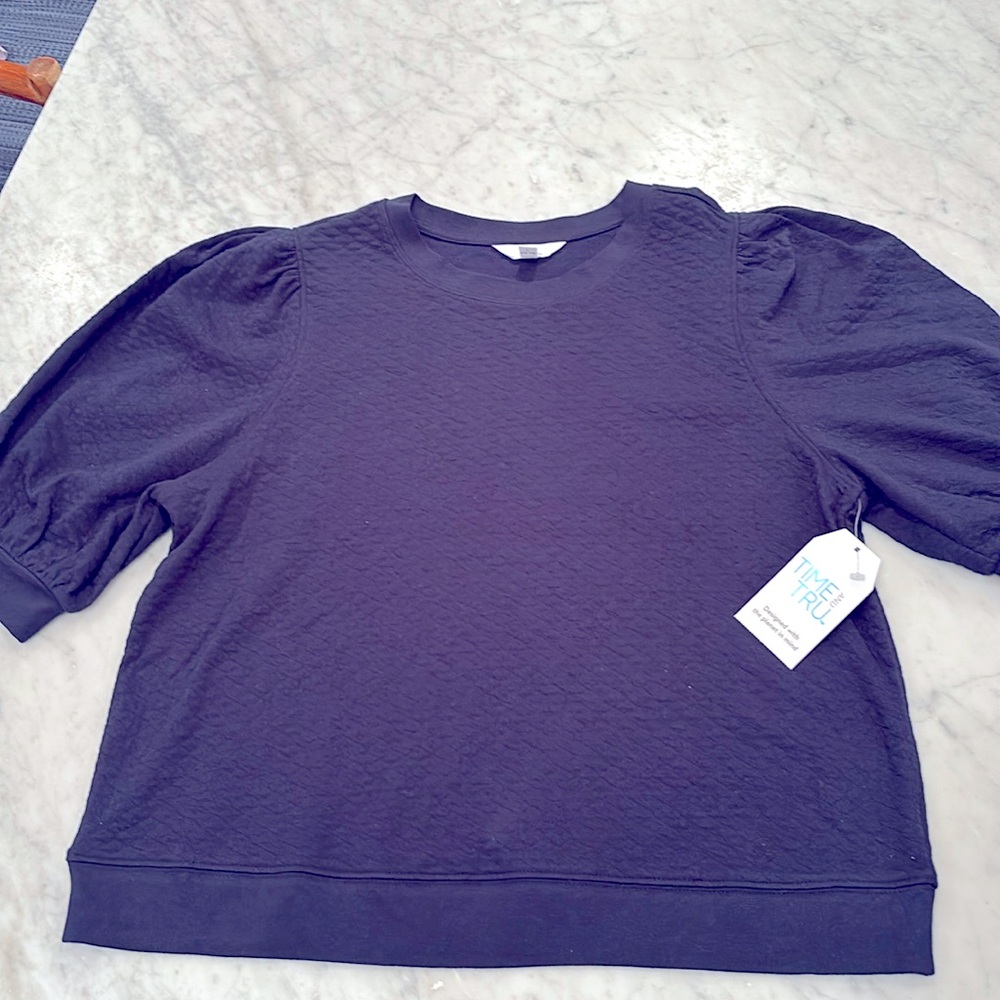 TIME AND TRU quilted top - NWT